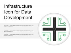 Infrastructure icon for data development