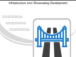 Infrastructure icon showcasing development