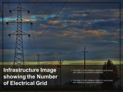 Infrastructure image showing the number of electrical grid