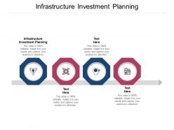 Infrastructure investment planning ppt powerpoint presentation ideas guidelines cpb