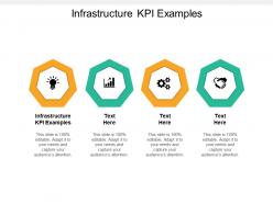 Infrastructure kpi examples ppt powerpoint presentation infographics show cpb