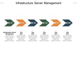Infrastructure server management ppt powerpoint presentation layouts visuals cpb