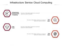 Infrastructure service cloud computing ppt powerpoint presentation professional slides cpb