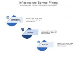 Infrastructure service pricing ppt powerpoint presentation summary images cpb