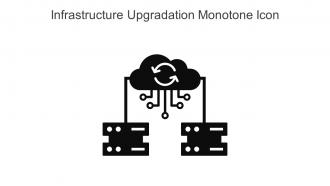 Infrastructure Upgradation Monotone Icon In Powerpoint Pptx Png And Editable Eps Format