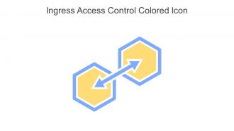 Ingress Access Control Colored Icon In Powerpoint Pptx Png And Editable Eps Format
