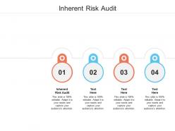 Inherent risk audit ppt powerpoint presentation gallery deck cpb