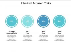 Inherited acquired traits ppt powerpoint presentation slides grid cpb