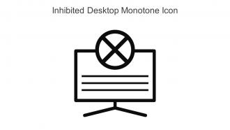 Inhibited Desktop Monotone Icon In Powerpoint Pptx Png And Editable Eps Format