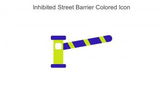 Inhibited Street Barrier Colored Icon In Powerpoint Pptx Png And Editable Eps Format