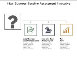 Initial business baseline assessment innovative ways raising capital cpb