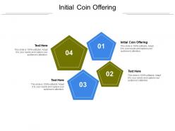 Initial coin offering ppt powerpoint presentation model background designs cpb