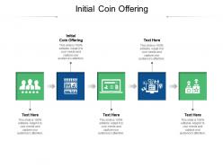 Initial coin offering ppt powerpoint presentation professional infographics cpb