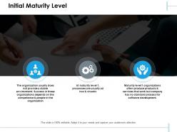 Initial maturity level ppt summary example introduction