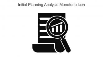 Initial Planning Analysis Monotone Icon In Powerpoint Pptx Png And Editable Eps Format