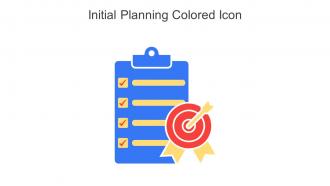Initial Planning Colored Icon In Powerpoint Pptx Png And Editable Eps Format