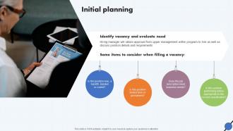 Initial Planning Talent Acquisition Process Framework Ppt Professional