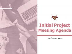Initial project meeting agenda powerpoint presentation slides