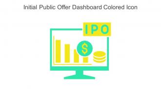 Initial Public Offer Dashboard Colored Icon In Powerpoint Pptx Png And Editable Eps Format