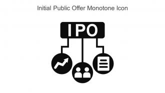 Initial Public Offer Monotone Icon In Powerpoint Pptx Png And Editable Eps Format