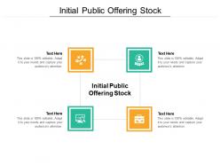 Initial public offering stock ppt powerpoint presentation styles format ideas cpb