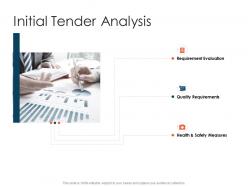Initial tender analysis tender management ppt structure
