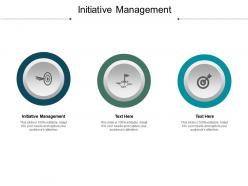 Initiative management ppt powerpoint presentation model microsoft cpb