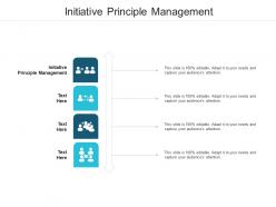 Initiative principle management ppt powerpoint presentation summary display cpb