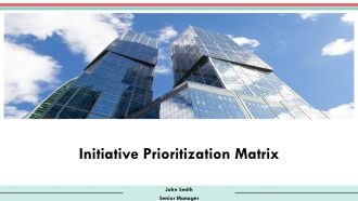 Initiative Prioritization Matrix PPT PowerPoint AT