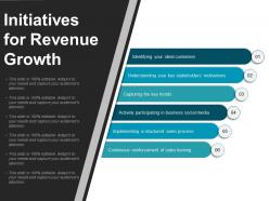 Initiatives for revenue growth powerpoint show