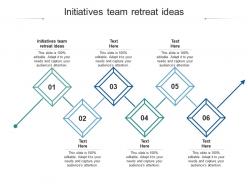 Initiatives team retreat ideas ppt powerpoint presentation gallery themes cpb