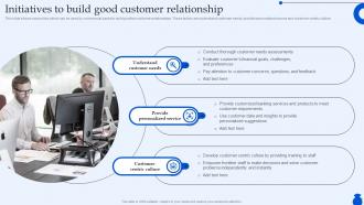 Initiatives To Build Good Customer Relationship Ultimate Guide To Commercial Fin SS