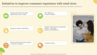 Initiatives To Improve Consumer Experience Developing Experiential Retail Store