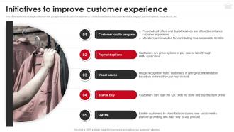Initiatives To Improve Customer Experience H And M Company Profile CP SS