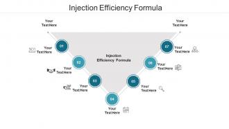 Injection efficiency formula ppt powerpoint presentation pictures background designs cpb