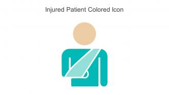 Injured Patient Colored Icon In Powerpoint Pptx Png And Editable Eps Format