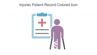 Injuries Patient Record Colored Icon In Powerpoint Pptx Png And Editable Eps Format