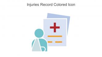 Injuries Record Colored Icon In Powerpoint Pptx Png And Editable Eps Format