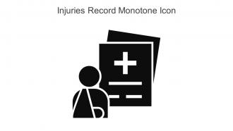 Injuries Record Monotone Icon In Powerpoint Pptx Png And Editable Eps Format