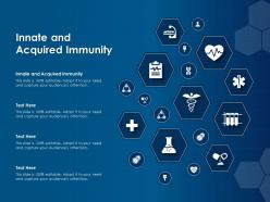 Innate and acquired immunity ppt powerpoint presentation file portfolio