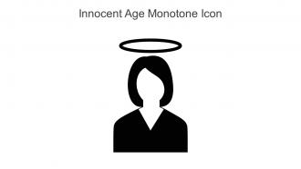 Innocent Age Monotone Icon In Powerpoint Pptx Png And Editable Eps Format