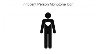 Innocent Person Monotone Icon In Powerpoint Pptx Png And Editable Eps Format