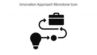 Innovation Approach Monotone Icon In Powerpoint Pptx Png And Editable Eps Format