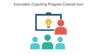 Innovation Coaching Program Colored Icon In Powerpoint Pptx Png And Editable Eps Format