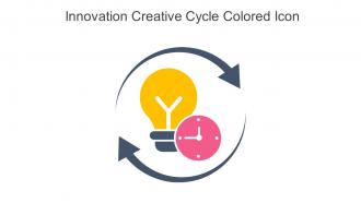 Innovation Creative Cycle Colored Icon In Powerpoint Pptx Png And Editable Eps Format