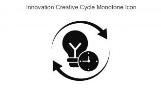 Innovation Creative Cycle Monotone Icon In Powerpoint Pptx Png And Editable Eps Format