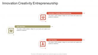 Innovation Creativity Entrepreneurship In Powerpoint And Google Slides Cpb