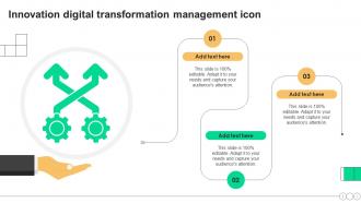 Innovation Digital Transformation Management Icon