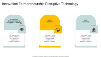 Innovation Entrepreneurship Disruptive Technology In Powerpoint And Google Slides Cpb