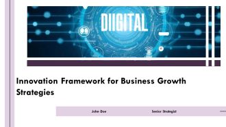 Innovation Framework For Business Growth Strategies PPT Designs AT